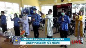 88 PNS Baru di Sumpah Walikota Kendari