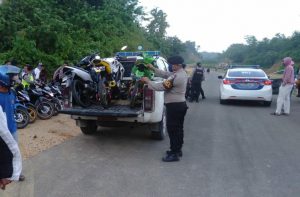 Grebek Balapan Liar di Jembatan Kuning, 60 Motor Diangkut Polisi