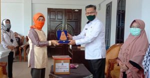 BPP Kendari Serahkan Ribuan Masker Untuk Pemkot Kendari