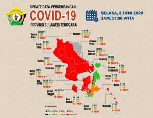 Terus Bertambah, Total Pasien Positif Covid-19 yang Sembuh di Sultra Jadi 124 Orang