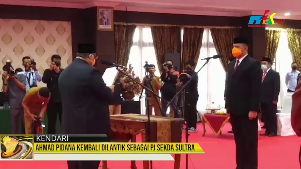 Ahmad Pidana Kembali dilantik Sebagai PJ Sekda Sultra