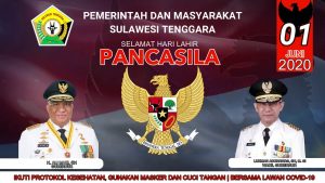 Ucapan Hari Lahir Pancasilan Pemerintah Provinsi Sulawesi Tenggara