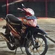 Sepeda Motor Milik Nardin yang hilang diparkiran Stadion Lababa Silondae