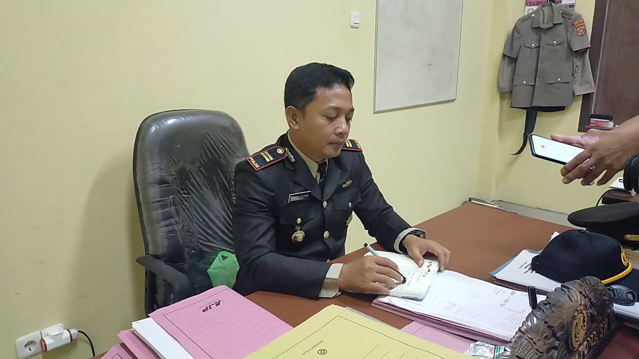 Ahmad Fatoni,SH Kasat Reskrim Polres Kolaka Utara (foto : Pendi)