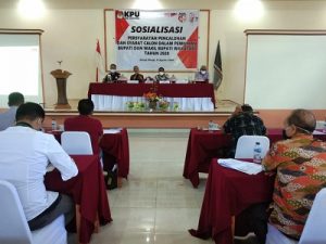 KPU Gelar Sosialisasi Persyaratan Calon Untuk Pilkada Wakatobi 2020