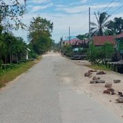 Jalanan di desa Morikana