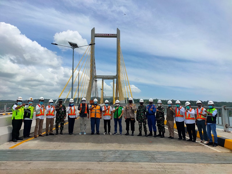 BPJN Sultra Targetkan Jembatan Teluk Kendari Rampung di November 2020