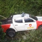 Mobil Ditpam Obvit Polda Sultra Kecelakaan di Konsel