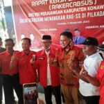 DPC PDIP Konsel Gelar Rakercabsus Menangkan Rusmin-Senawan