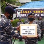 Wujud Empati TNI AL Kendari Untuk Korban Gempa Sulbar