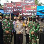 Bagikan Ribuan Lembar Masker di 12 Titik, Ratusan Personil TNI Polri Dikerahkan