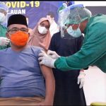 Vaksinasi Covid-19 Perdana di Konawe Kepulauan, Bupati dan Wabup Tak Divaksin