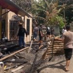 Diduga Akibat Korsleting Listrik, Tiga Rumah di Kendari Barat Hangus Terbakar