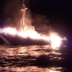 Kapal Terbakar di Selat Buton, 4 Penumpang Selamat