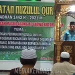 Peringatan Nuzulul Quran, Wabup Butur: Ada Tiga Pesan yang Bisa Dipetik