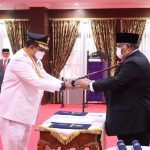 Gubernur Sultra Resmi Lantik Bupati dan Wakil Bupati Muna
