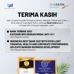 Bank Sultra Raih Gelar Indonesia Best Bank 2021