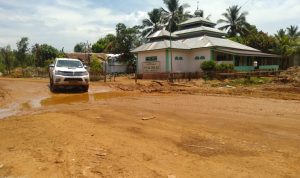 Miris, Jalan Kabupaten di Blok Mandiodo Rusak Akibat Kendaraan Tambang