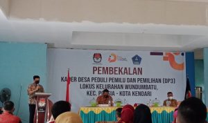 Ciptakan Pemilu Berintegritas, KPU Sultra Gelar Pembekalan Kader DP3