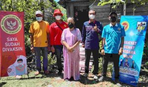 Gelar Vaksinasi Serentak, BINDA Sultra Sasar Pelajar MTs dan Warga di Muna