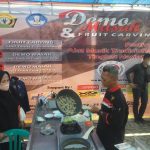 ICA Gandeng SMK 3 Kendari Gelar Demo Masak dan Fruit Carving