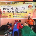 Peringati HUT ke 50, Basarnas Kendari Gelar Donor Darah