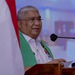 Gubernur Sultra Ali Mazi Jadi Bapak Angkat Persit KCK Koorcab Rem 143/HO TNI-AD