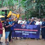 Relawan AHY Kirim Excavator untuk Bantu Bersihkan Material Dampak Longsor dan Banjir di Serang 