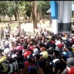 Ratusan Buruh TKBM Tuntut Hasil Pengumuman Bidding, Aksi Berlangsung Ricuh 