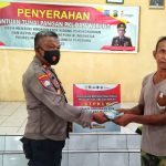 Masyarakat PKLW Padati Polres Muna untuk Terima Bantuan BTP 