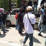 Pelajar di Kendari Ikut Unjuk Rasa di Kantor DPRD Sultra