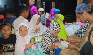 Personel Intelkam Polda Sultra Bangun Lembaga Pendidikan Al-Qur’an untuk Anak-anak.