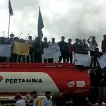 Mobil Tangki Pertamina “Dibajak” Pendemo di Kendari