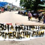 Muak dengan Janji Palsu Pemerintah, Warga Kelurahan Dapu-Dapura Kendari Blokade Jalan