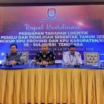 Sukseskan Pemilu 2024, KPU Sultra Gelar Rakor Persiapan Logistik