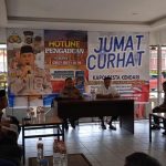 Jumat Curhat, Kapolresta Kendari Banting Domino