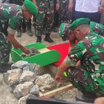 TNI Bersama Rakyat, KSAD Jenderal TNI Dudung Abdurachman Letakkan Batu Pertama Pembangunan Kandang Sapi