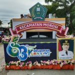 Puluhan Mobil Hias Ramaikan Pawai Budaya HUT Ke-63 Kabupaten Konawe