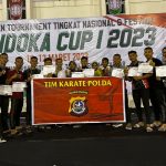 12 Personel Polda Sultra Menorehkan Prestasi di Kejuaraan Nasional Shindoka cup 1