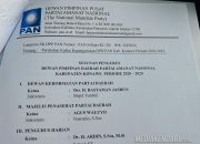 DPP PAN Berikan SK Ardin Sebagai Ketua DPD PAN Konawe gantikan Fahri Pahlevi Konggoasa