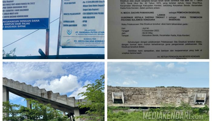 LIRA Sultra Tantang Kejati Usut Proyek Pembangunan Stadion Lakidende yang Diduga Mangkrak