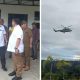 Harmin Ramba dampingi Andap Budhi dan Sekda Cek Rute Kedatangan Presiden Jokowi Resmikan Bendungan Ameroro, Ada Tiga Helikopter Yang Mengudara