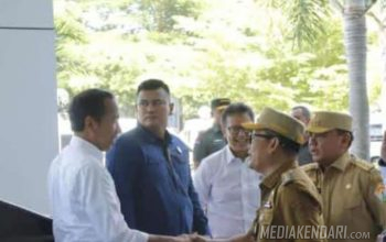 Presiden Jokowi Kunker di Blud RSUD Konawe, Jokowi Puji Kinerja Pj Bupati Harmin Ramba yang Merawat RS, Cocok Jadi Bupati Defenitif