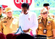 Kunker ke Konawe, Presiden Jokowi Resmikan Bendungan Ameroro