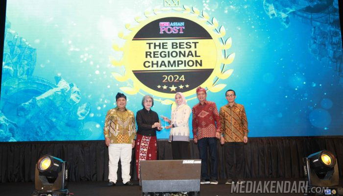 Bank Sultra Raih Penghargaan dan Miliki Kinerja Keuangan Terbaik dari The Asian Post Best Regional Champion 2024