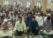 Shalat Idul Udha di Abuki, Harmin Ramba Ajak Masyarakat Konawe Tingkatkan Semangat Tolong Menolong