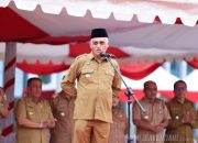Sekda Sultra, Asrun Lio Pimpin Apel Gabungan Pemprov Dihadiri P3K Formasi Tahun 2023