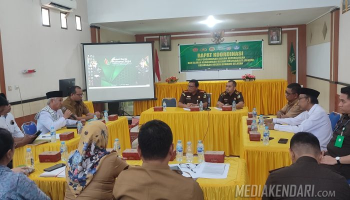 Kejari Konsel Gelar Rapat Tim Koordinasi PAKEM