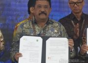 Pj Bupati Konawe Teken Kerjasama dengan PT EVI di Jakarta