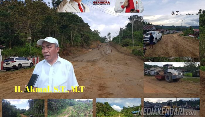 Besok, Ketua DPD Gerindra Sultra Resmikan Jalan Rawua – Puuloro Sepanjang 1,7 KM